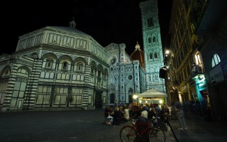 Church, Baptistry and Bike