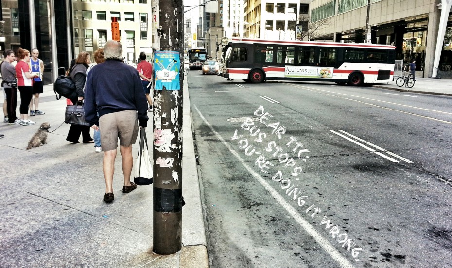 Dear TTC: Bus Stops. You Are Doing It Wrong